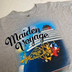 Disney Cruise Line Maiden Voyage 2011 T-Shirt Mickey Mouse Castaway Cay XXL